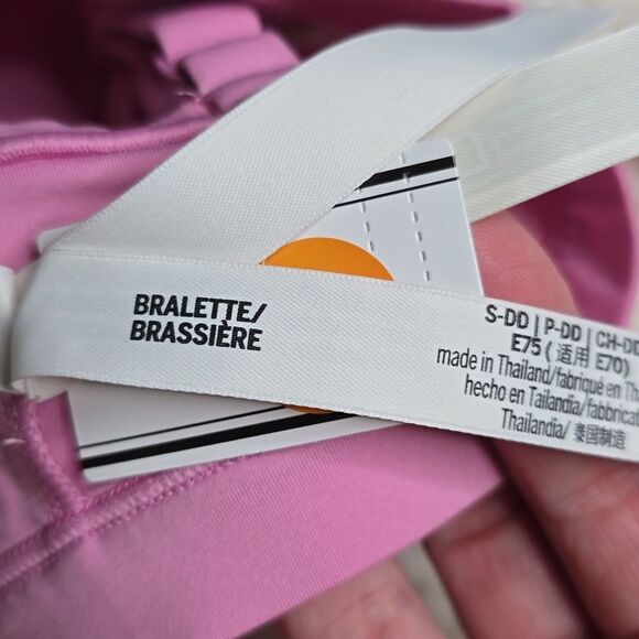 1136 NWT Pink Victoria Secret Triangle Bralette Sz S-DD - Picture 5 of 6